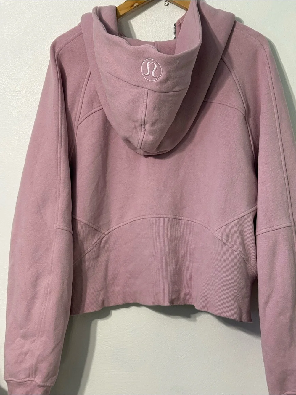 Lululemon Dusty Rose Half-Zip Hoodie size XL/XXL